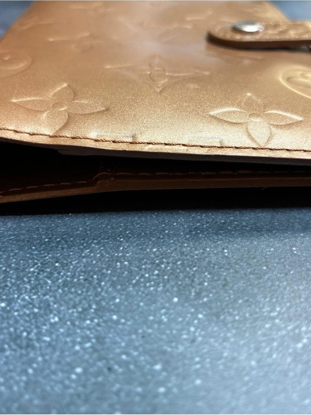 Louis Vuitton Bronze /Gold Vernis PM Agenda